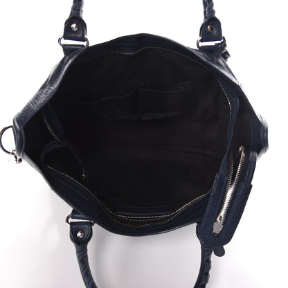 Balenciaga Agneau Giant 12 Silver Hardware City Bleu Obscur 5 of 9
