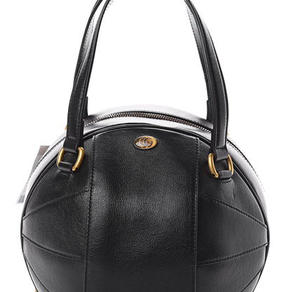 Gucci Piuma Lux Energy Tifosa Basketball Shaped Shoulder Bag Black 6 of 8