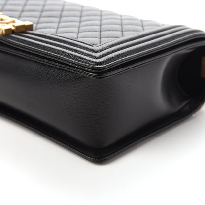 Chanel Caviar Quilted New Medium Boy Flap Black 7 of 11