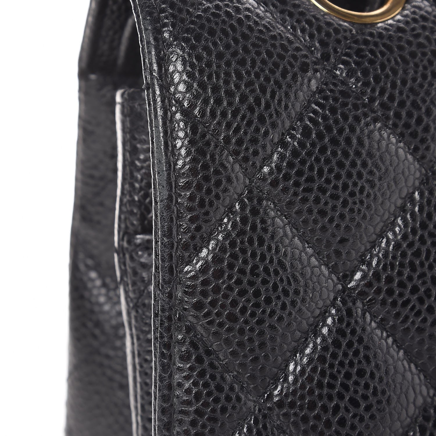 Chanel Caviar Quilted Medium Double Flap Black 8 of 8