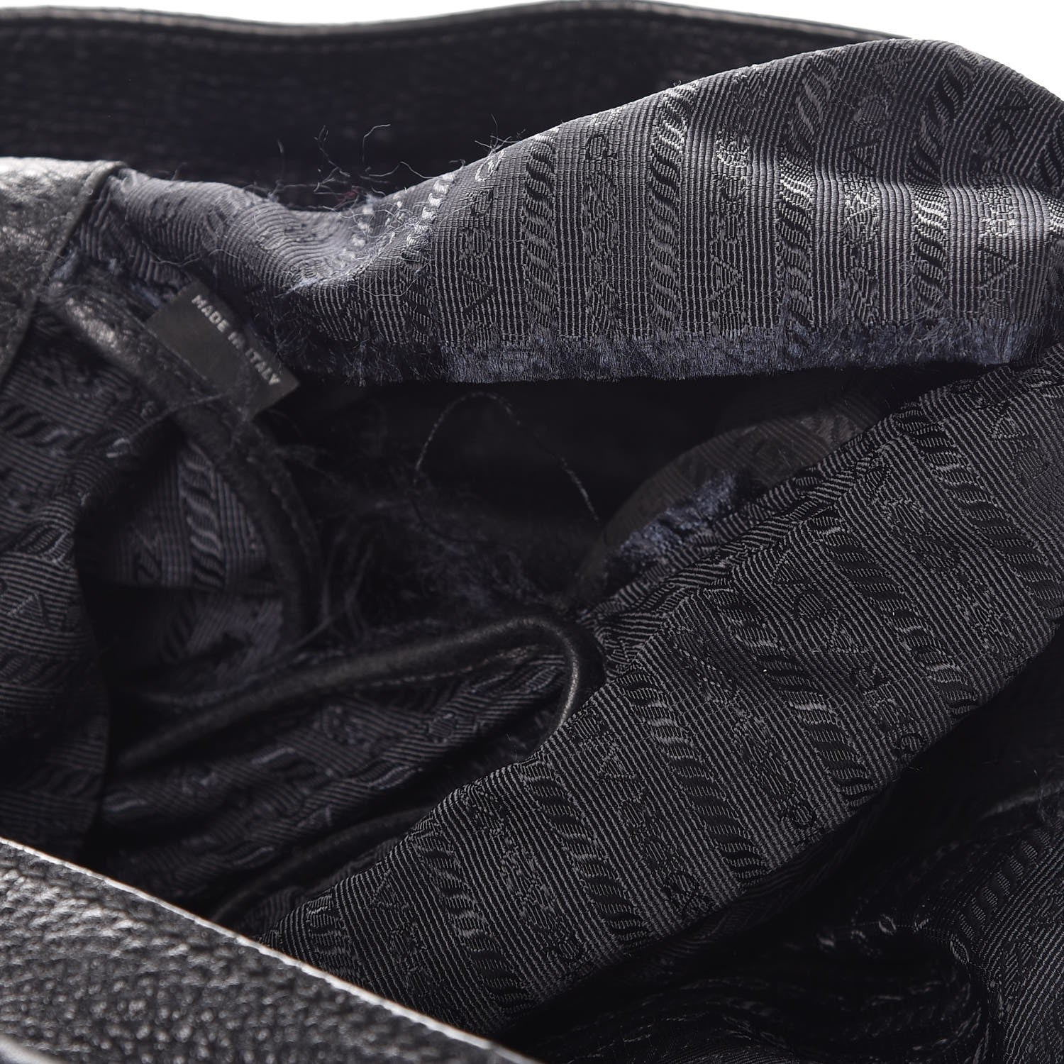 Prada Vitello Daino Tote Nero Black 10 of 13