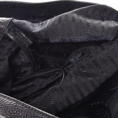 Prada Vitello Daino Tote Nero Black 10 of 13