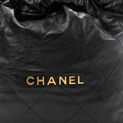 Chanel Shiny Calfskin Quilted Chanel 22 Black 8 of 10