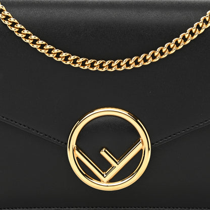 Fendi Vitello Liberty Lucido F is Fendi Medium Envelope Wallet on Chain Black 8 of 10