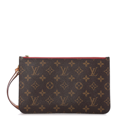 Louis Vuitton Monogram Neverfull MM GM Pochette Cherry 1 of 7