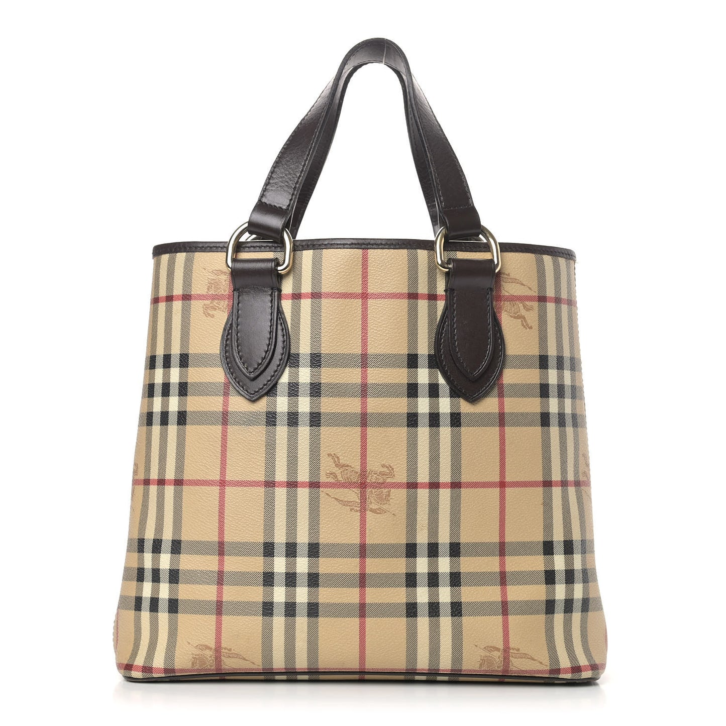 Haymarket Check Small Onslow Tote Chocolate
