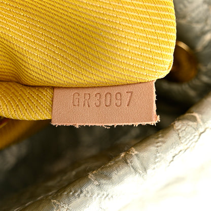 Louis Vuitton Jacquard Quilted Monogram Limelight Clutch GM Perle 7 of 8