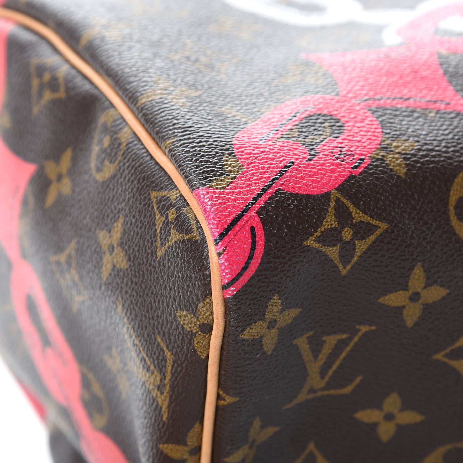 Louis Vuitton Monogram Bay Speedy 30 Rose Ballerine Poppy 13 of 16