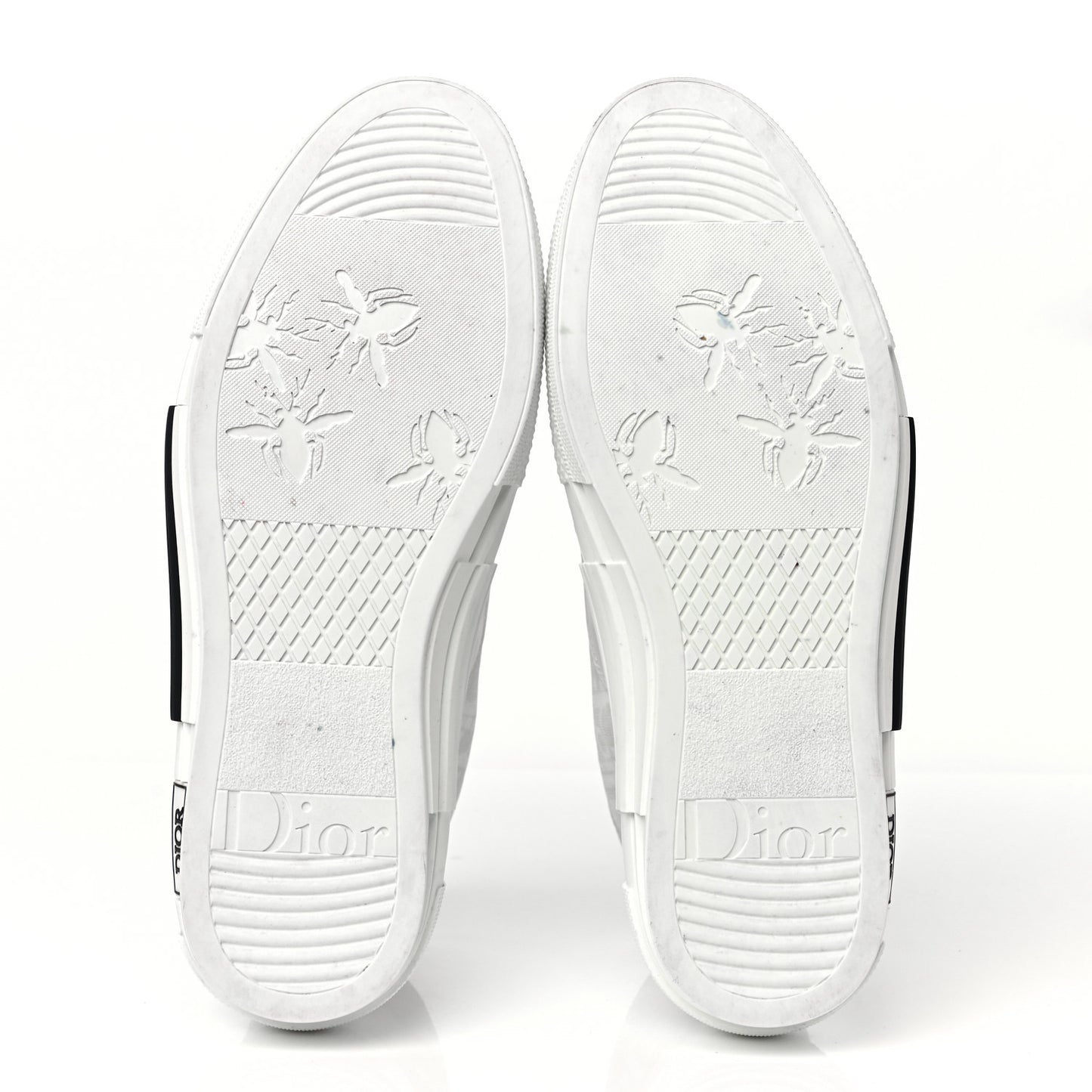 Technical Canvas Oblique Mens B23 High Top Sneakers 42 White