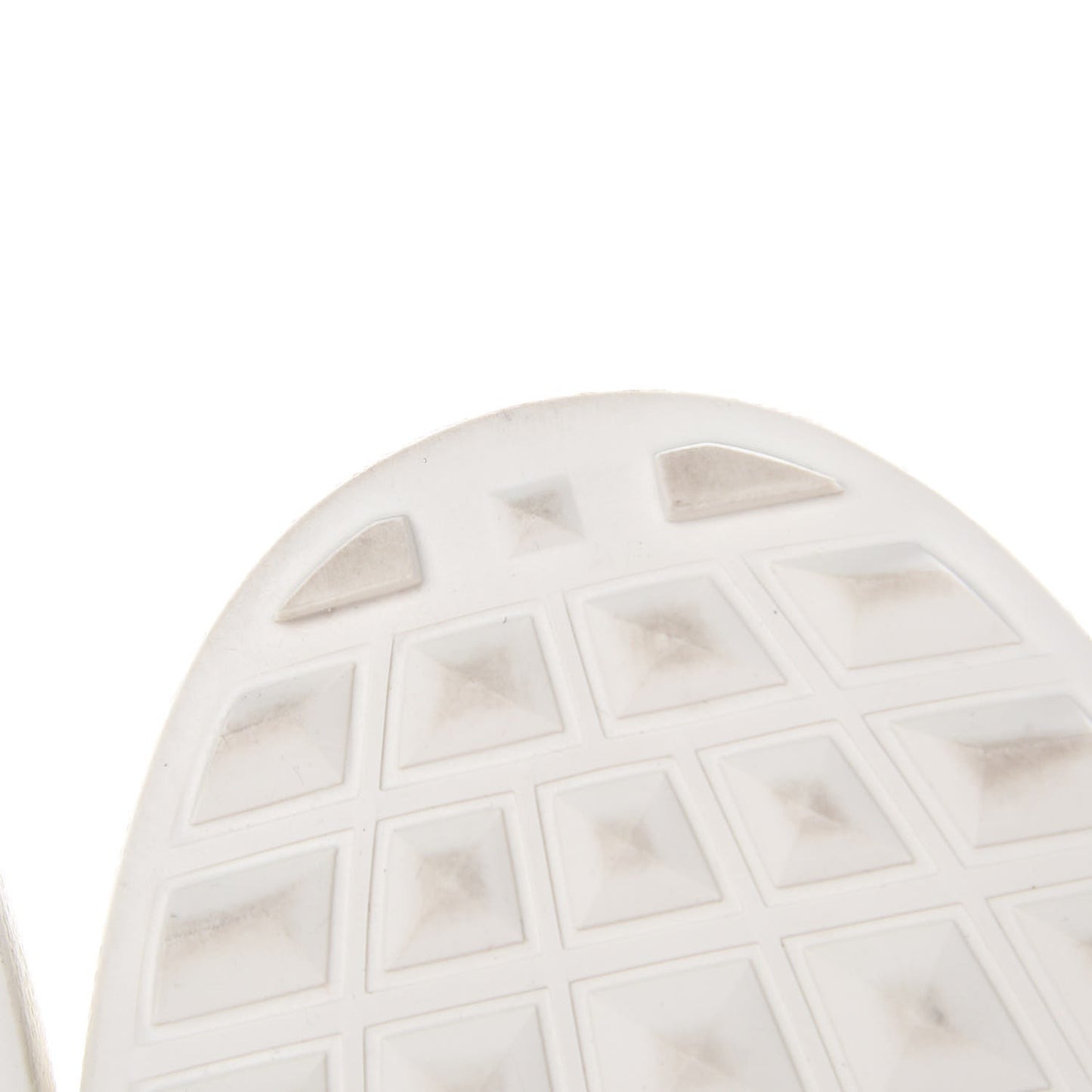 Calfskin Patent Rockstud Open Sneakers 39 White Rosso Valentino