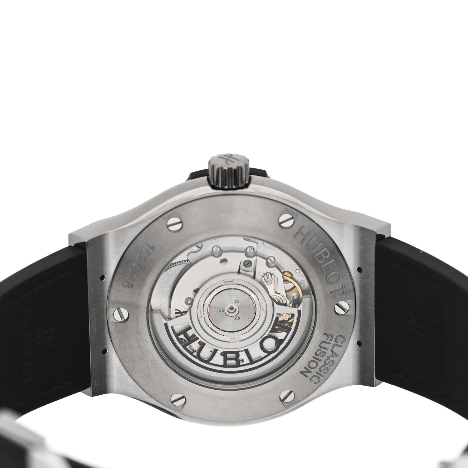 Hublot Titanium Alligator 42mm Classic Fusion Automatic Watch Black 542.NX.1171.LR 4 of 5