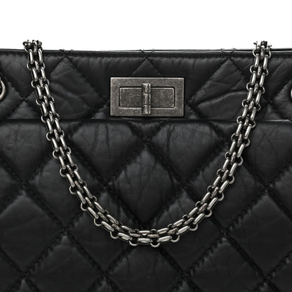 Chanel Aged Calfskin Reissue 2.55 Tote Black 7 of 9