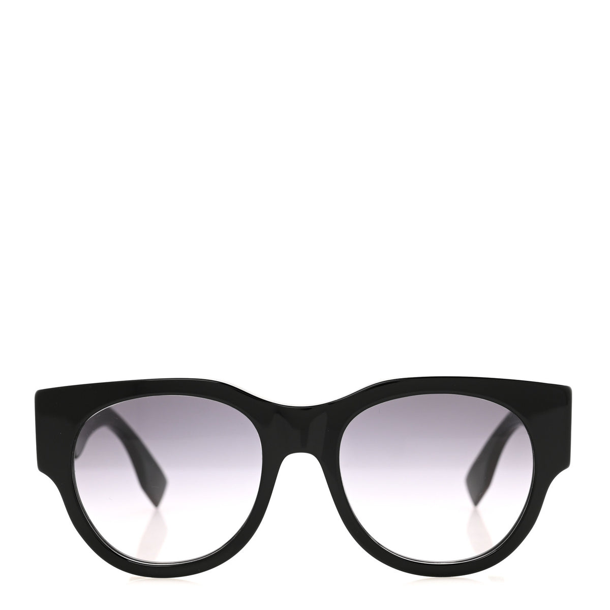 Fendi Acetate FF Oval Sunglasses FE40147I Black 2 of 8