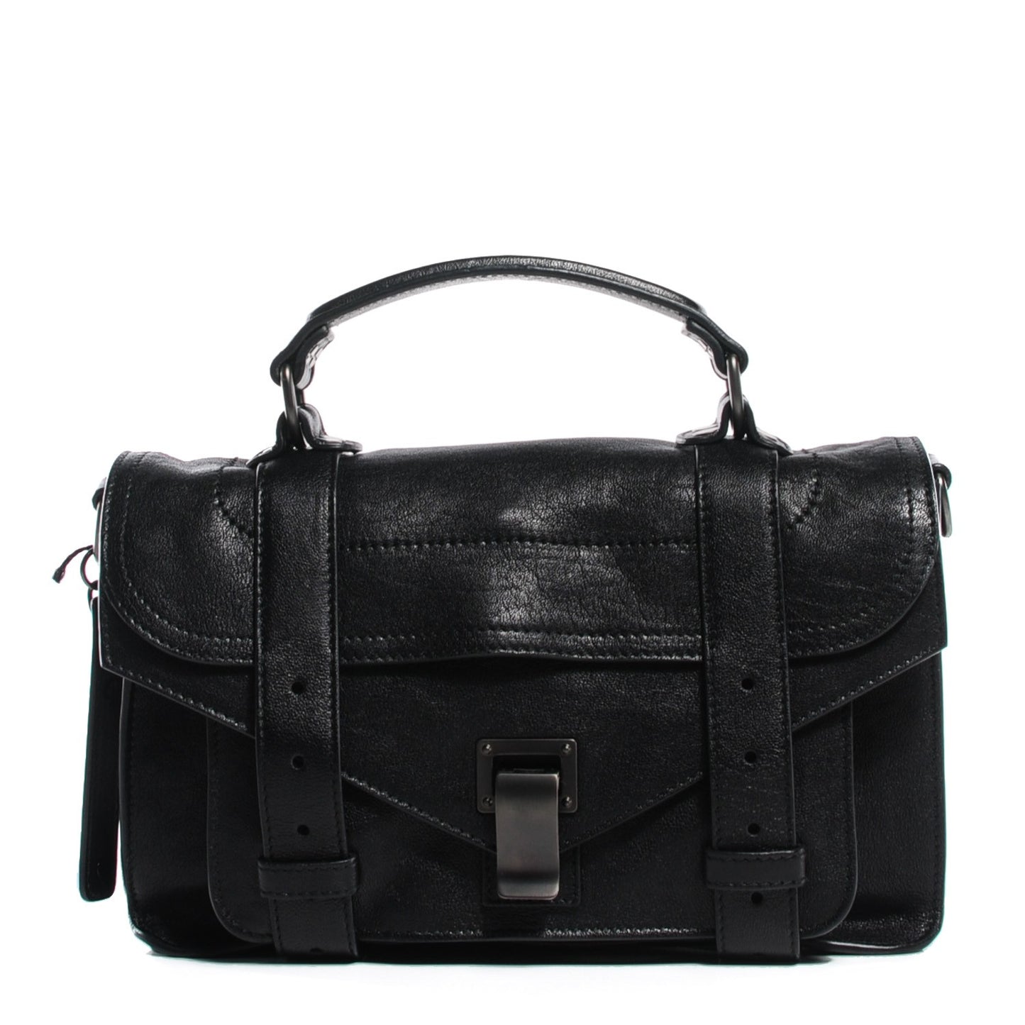 Lambskin Tiny PS1 Satchel Black