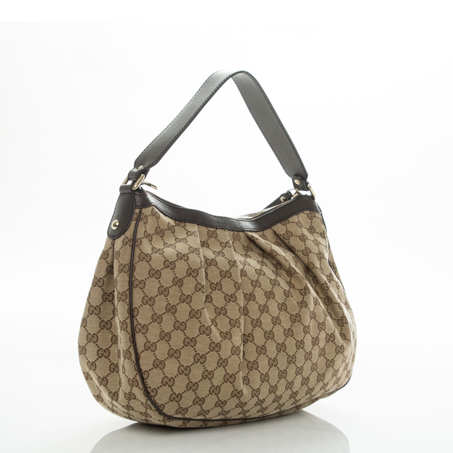 Monogram Medium Sukey Hobo Dark Brown