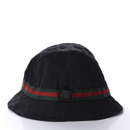 Gucci Monogram Web Bucket Hat M Black 4 of 9