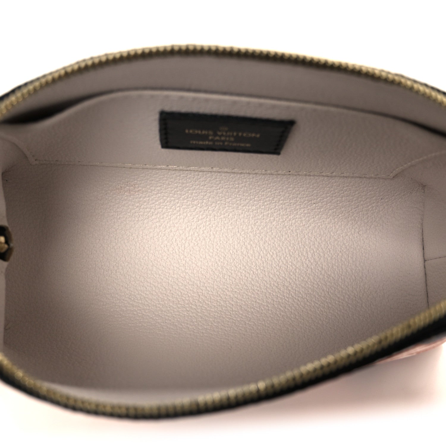 Louis Vuitton Monogram Giant Crafty Cosmetic Pouch Creme Caramel 5 of 7