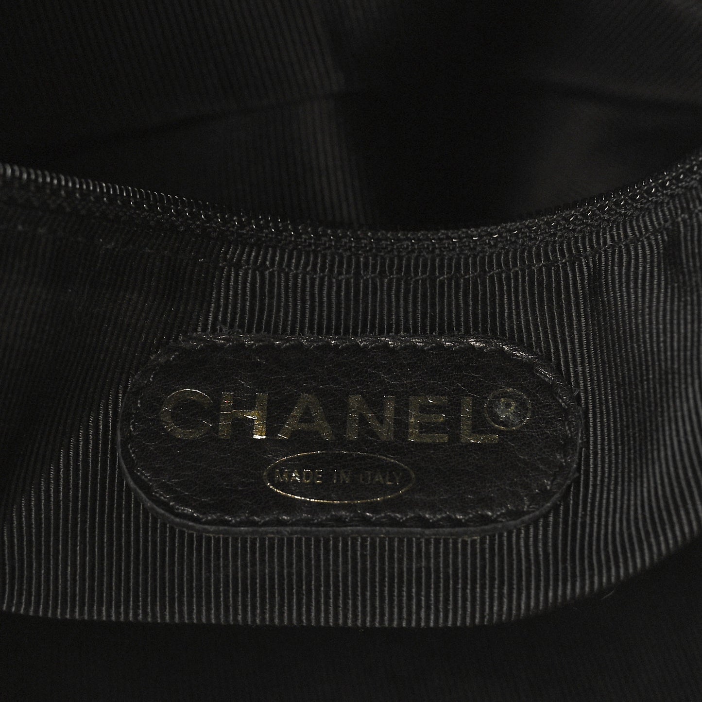 Caviar Quilted Flap Shoulder Bag Black