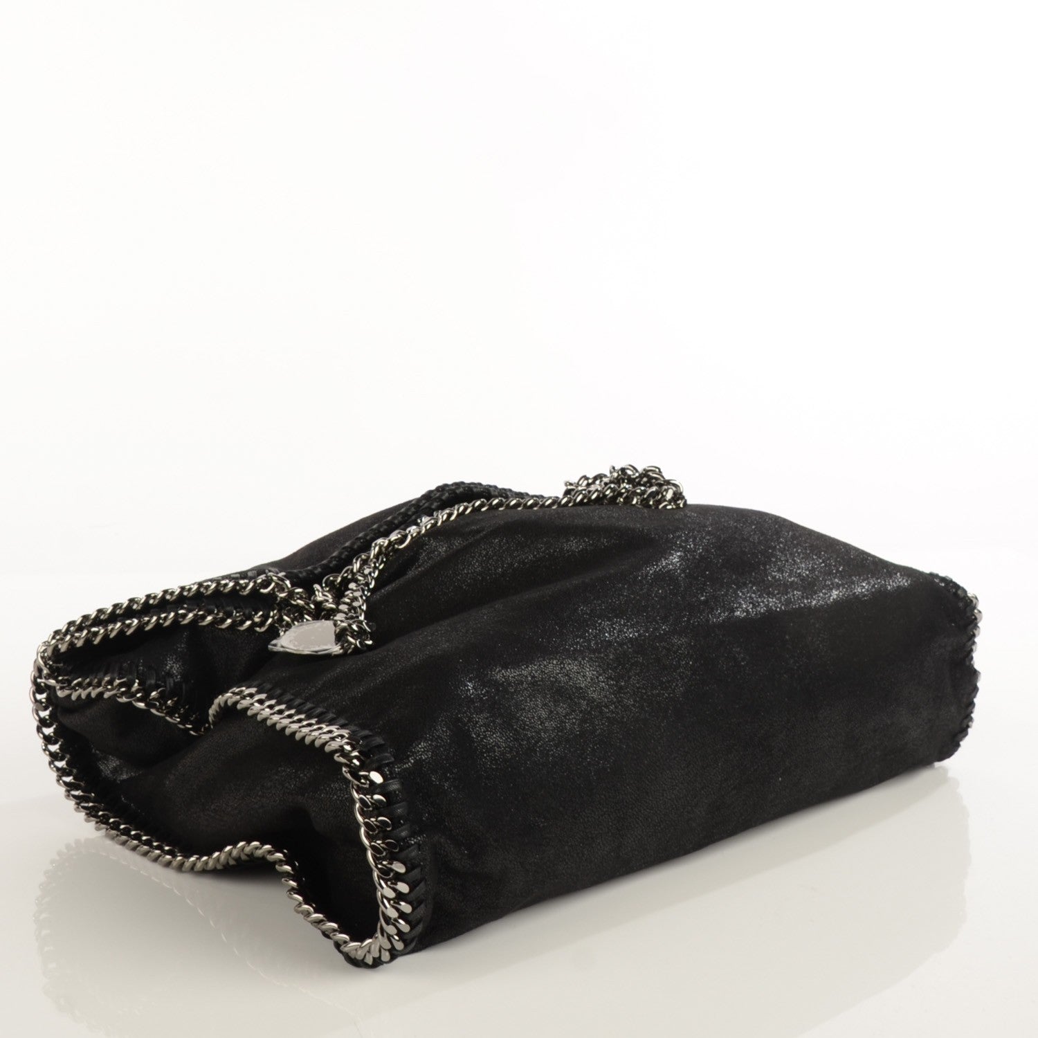 Stella McCartney Shaggy Deer Big Falabella Tote Black 4 of 9