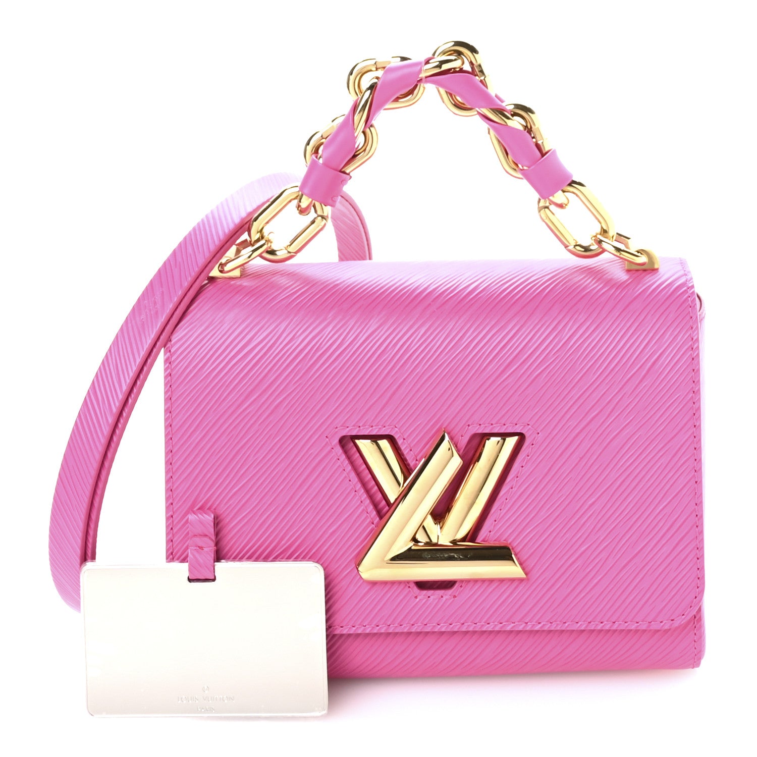 Louis Vuitton Epi Twist Braided Chain Shoulder Bag PM Rose Miami