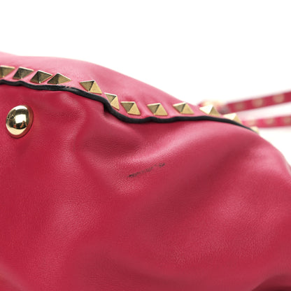 Valentino Garavani Vitello Small Rockstud Tote Cyclamin 10 of 14