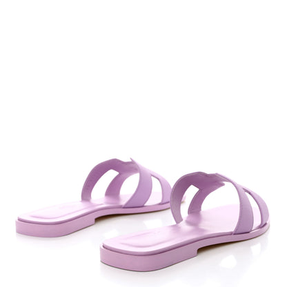 Hermes Epsom Oran Sandals 40 Violet Amethyste 4 of 9