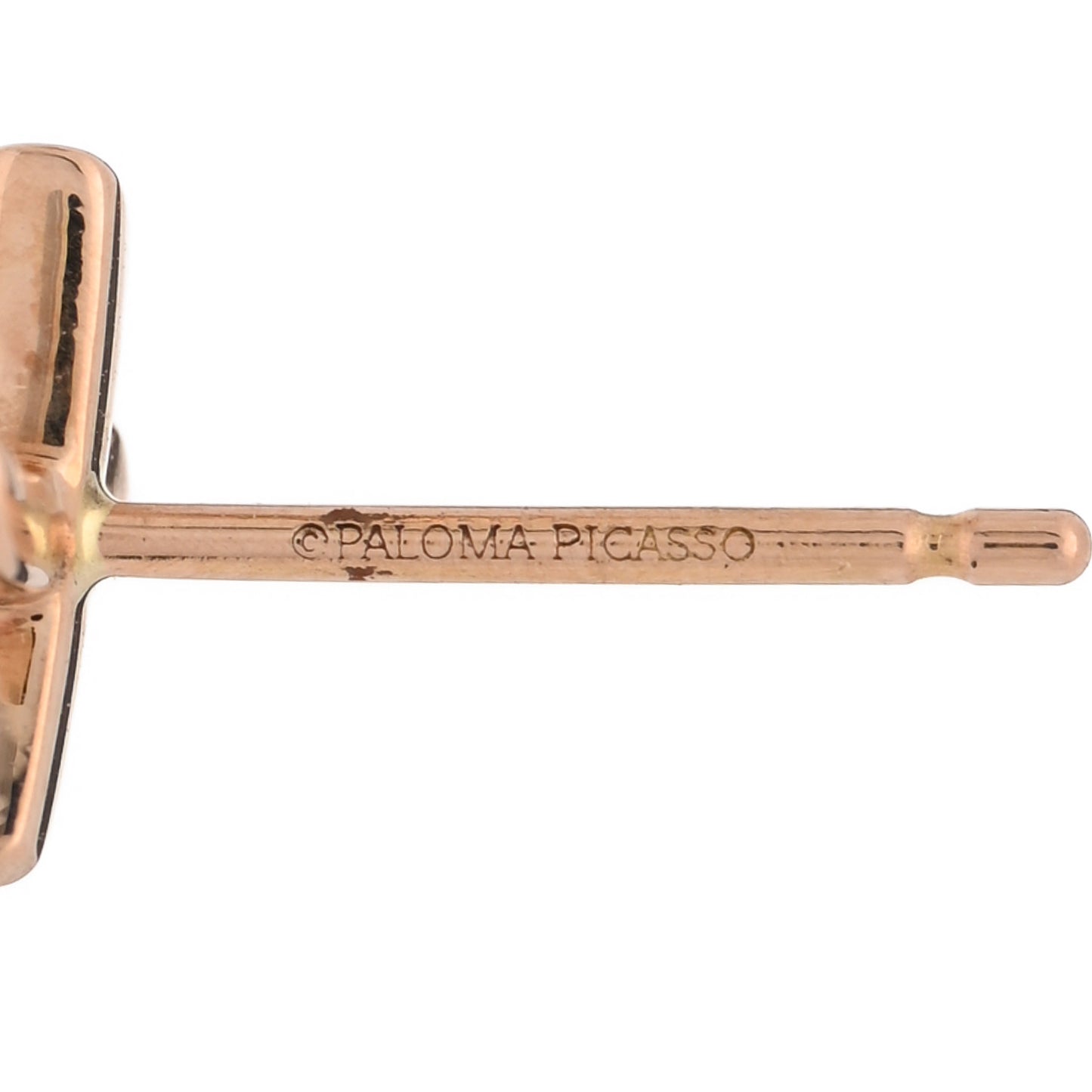 18K Rose Gold Mini Paloma's Graffiti X Earrings