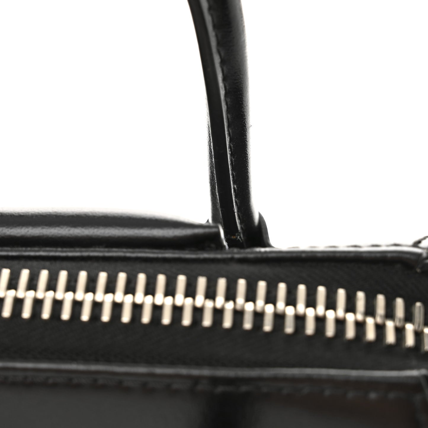 Shiny Lord Calfskin Mini Antigona Black