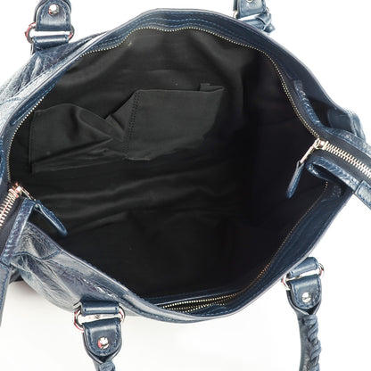Balenciaga Agneau Giant 12 Silver Hardware City Bleu Obscur 7 of 11
