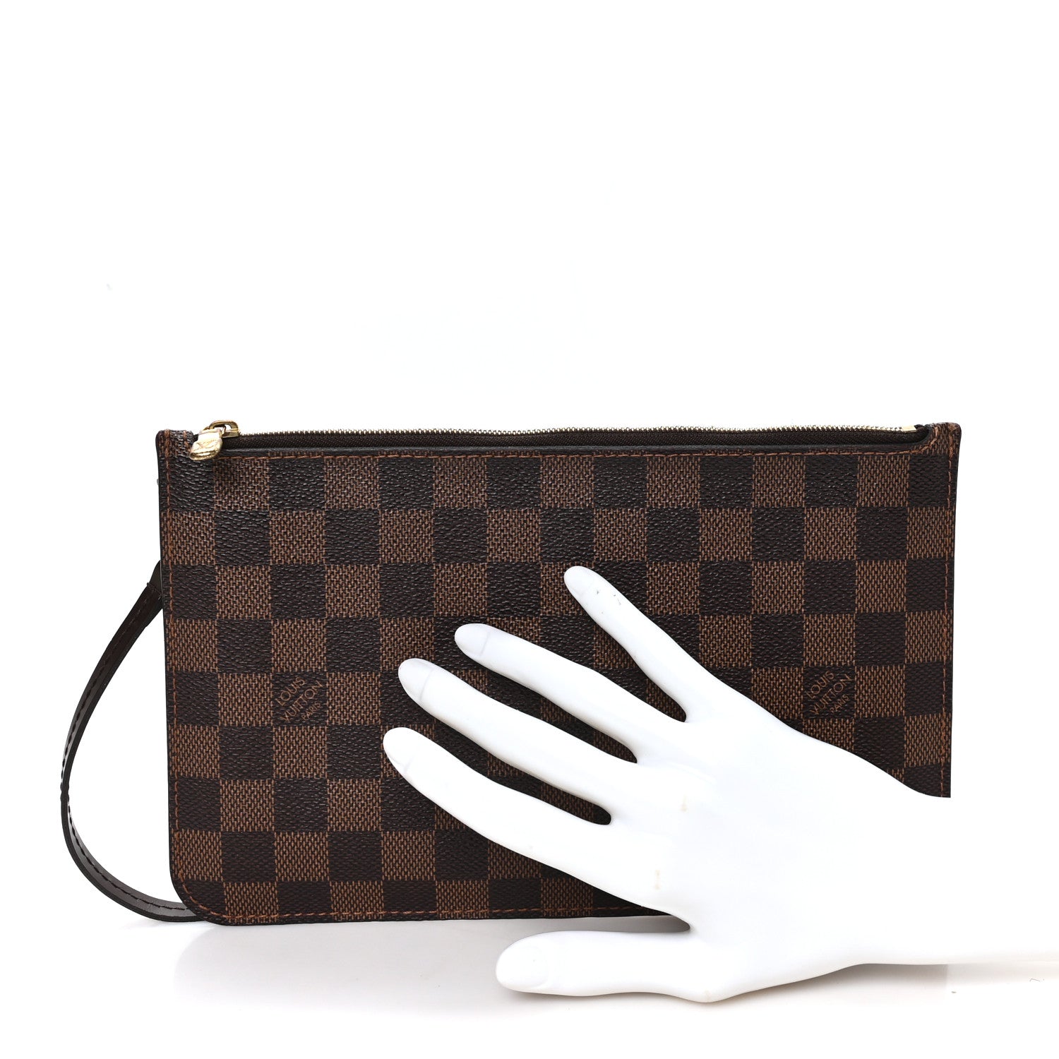Louis Vuitton Damier Ebene Neverfull MM GM Pochette 2 of 6