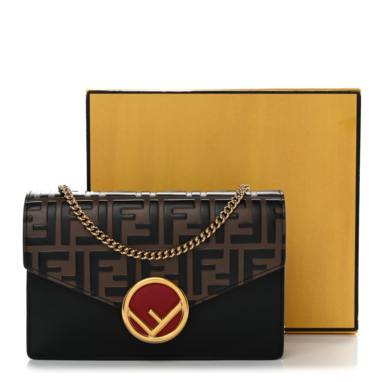 Fendi Vitello Cruise F is Fendi Bi-Color FF 1974 Embossed Medium
