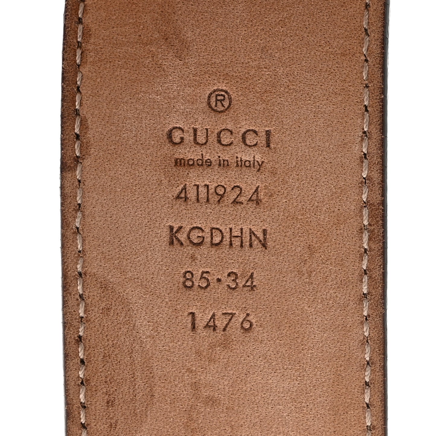 GG Supreme Monogram Selleria Calfskin Interlocking G 40mm Belt 85 34 Beige Ebony Cocoa