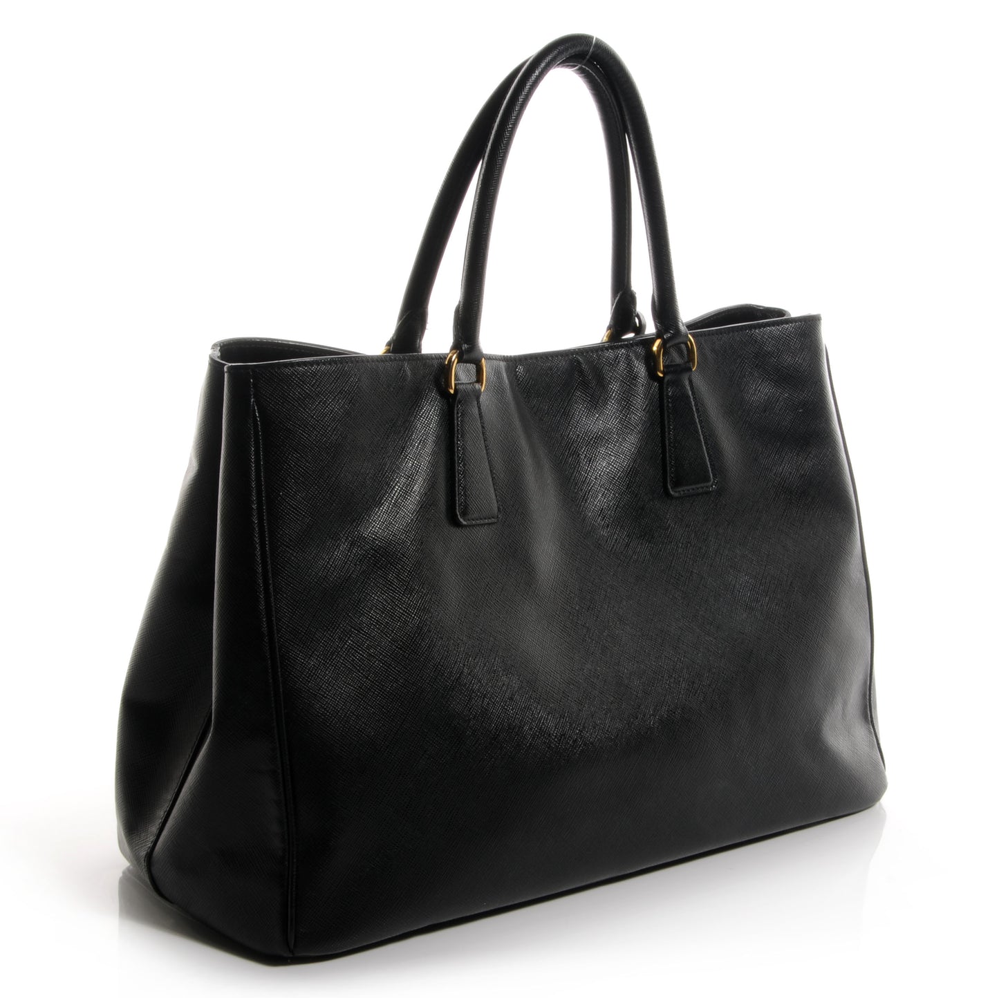 Saffiano Lux Large Tote Nero Black