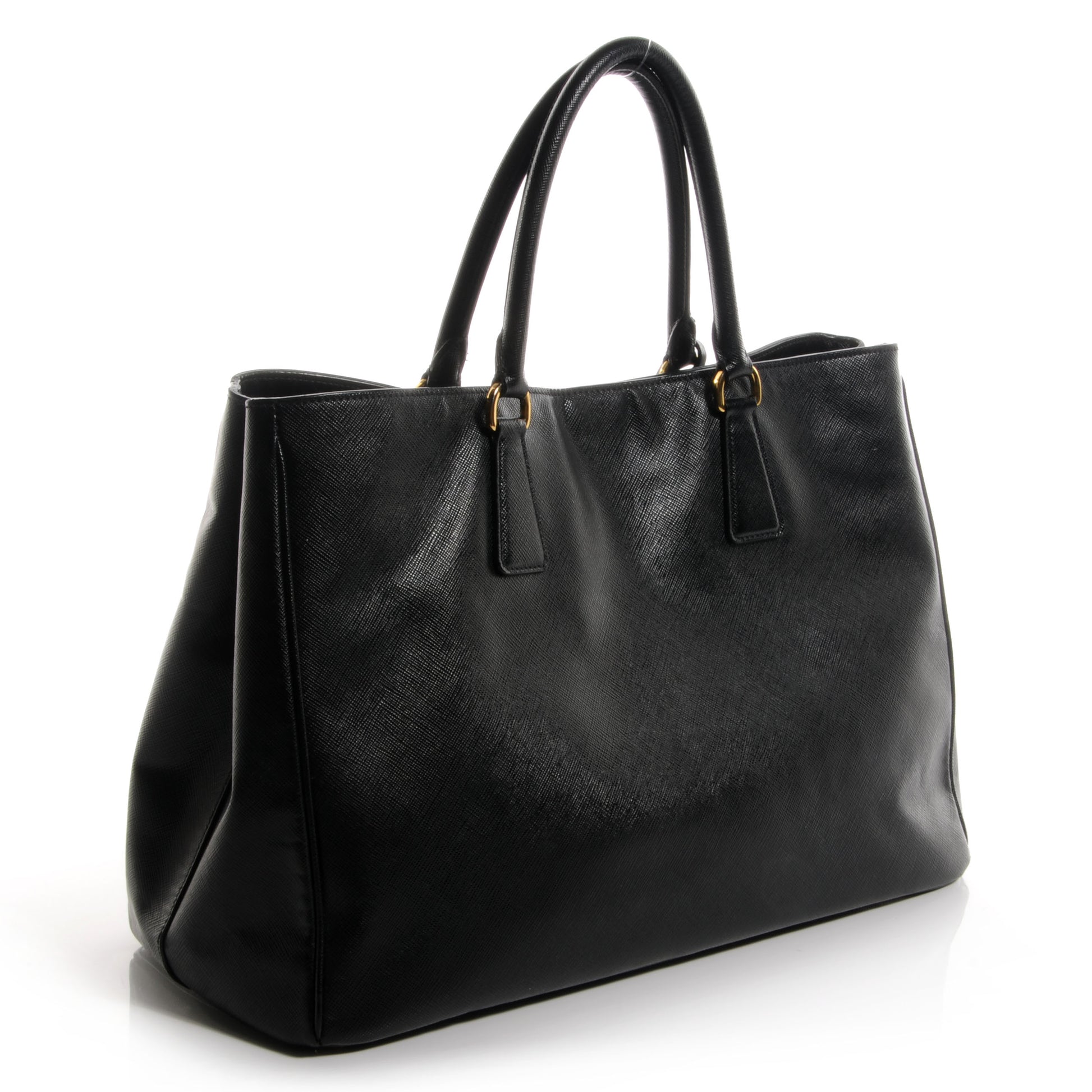 Prada Saffiano Lux Large Tote Nero Black 3 of 10
