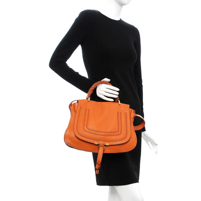 Chloe Calfskin Medium Marcie Top Handle Bag Indian Summer 2 of 11