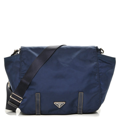 Prada Nylon Vela Messenger Bag Baltico 1 of 7