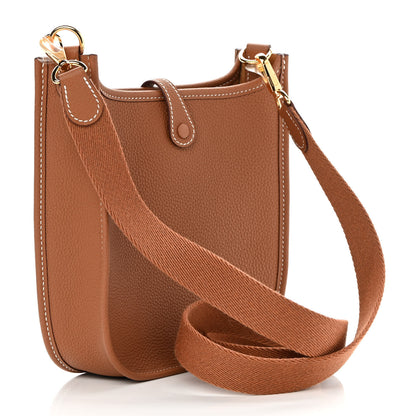 Hermes Taurillon Maurice Evelyne TPM Gold 3 of 11