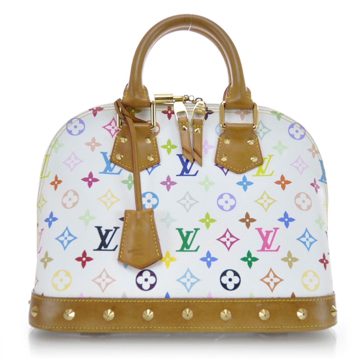 Monogram Multicolor Alma PM White