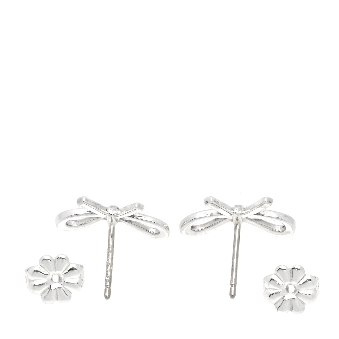 Sterling Silver Bow Earrings