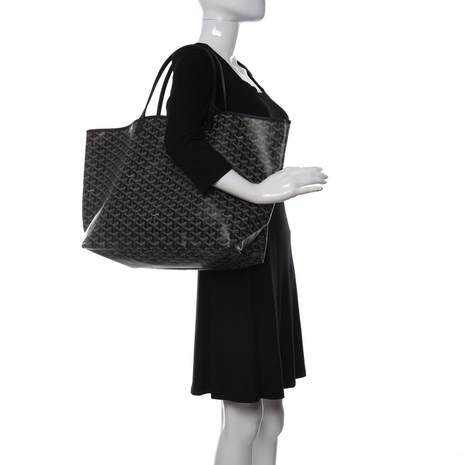 Goyard Goyardine Saint Louis GM Black 2 of 11