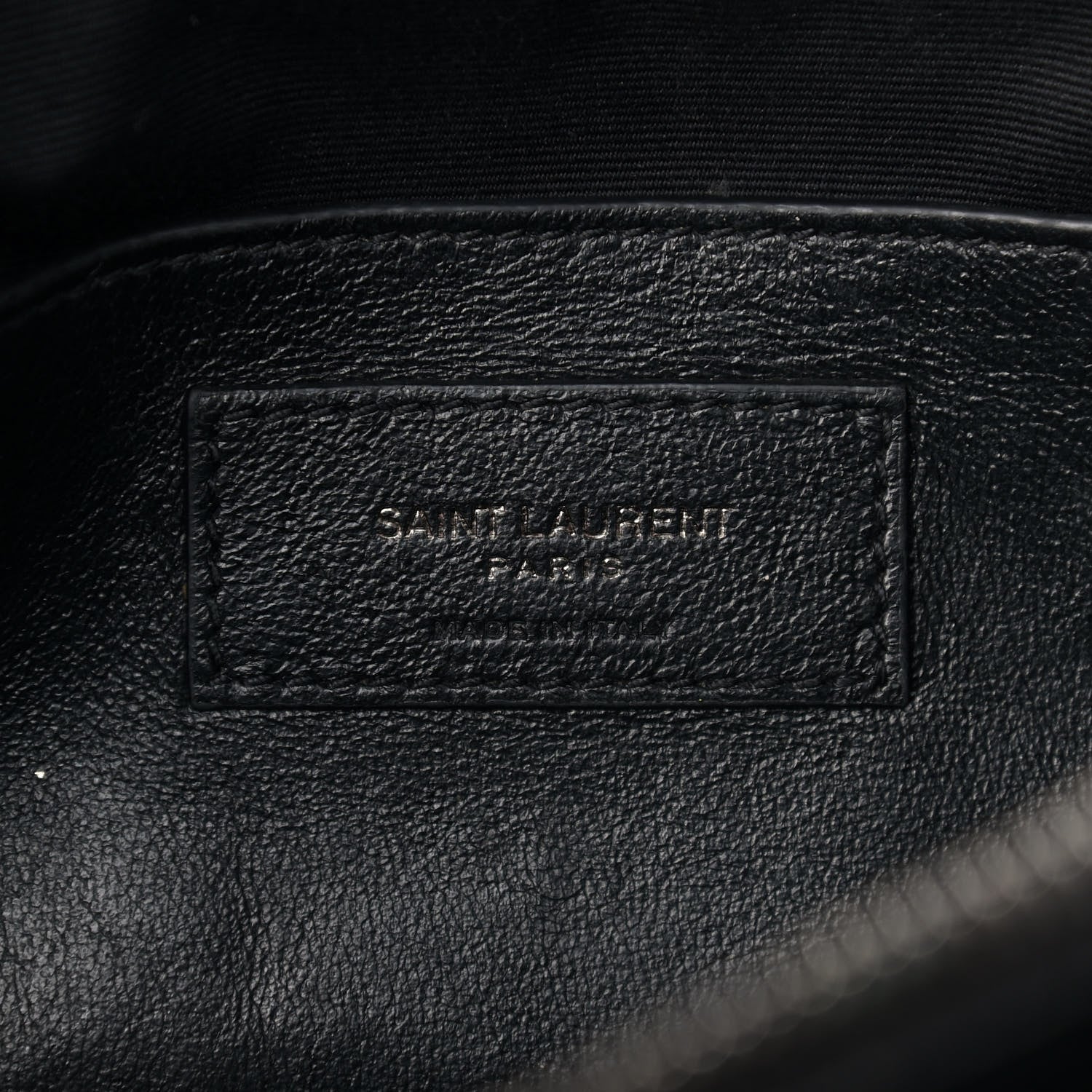 Saint Laurent Sheepskin Matelasse Chevron Monogram Large College Satchel Black 6 of 14