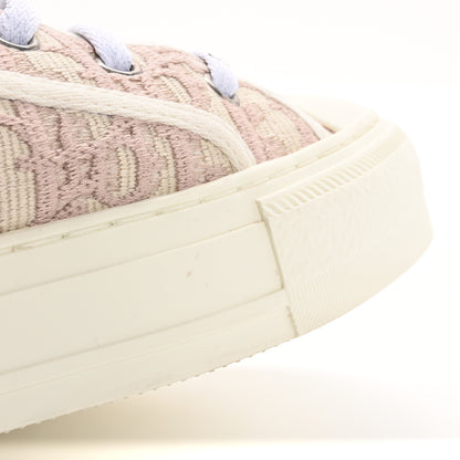 Christian Dior Canvas Oblique Walk'N'Dior  Low Top Sneakers 38.5 Powder Nude 8 of 11