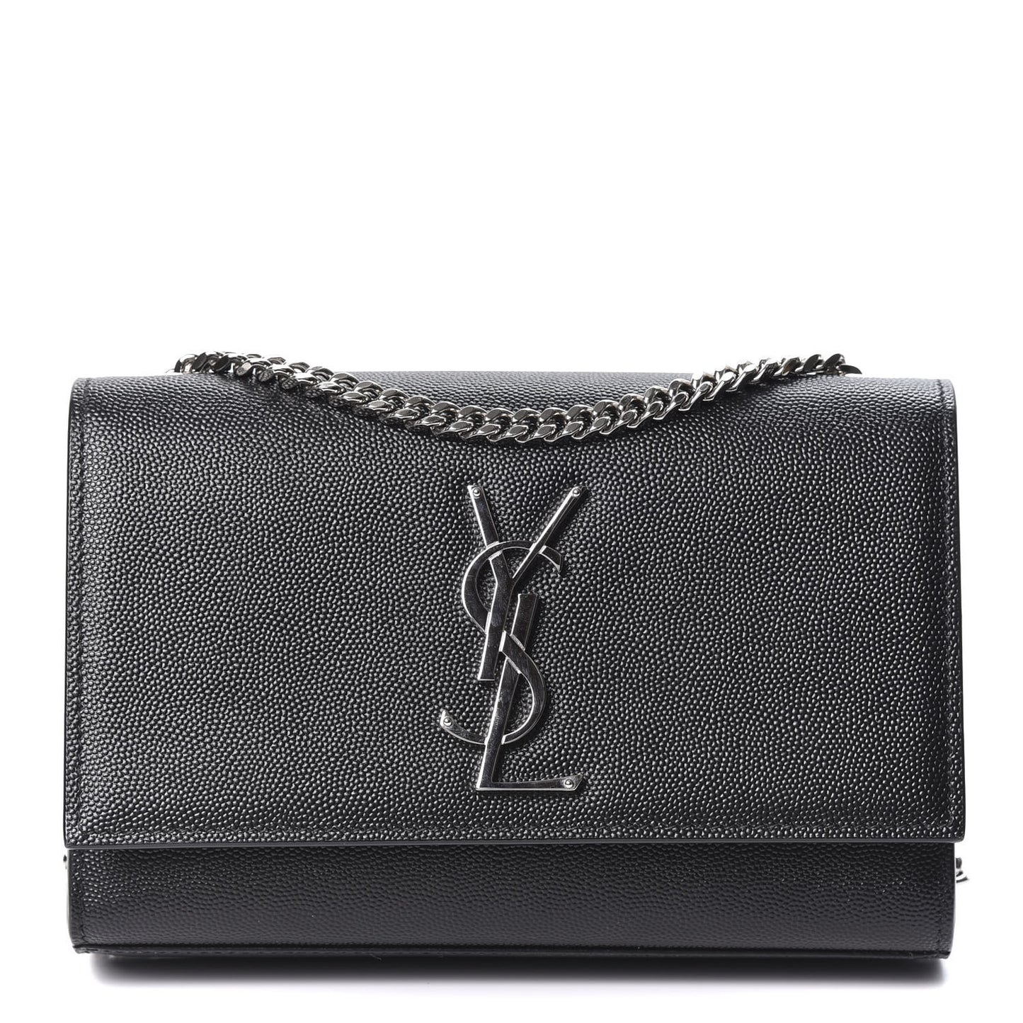Grain De Poudre Small Monogram Kate Satchel Black