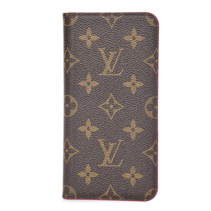 Louis Vuitton Monogram iPhone 7/8 Plus Folio Case Pink 1 of 8