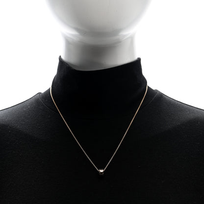 Chanel 18K Beige Gold Coco Crush Round Pendant Necklace 2 of 5