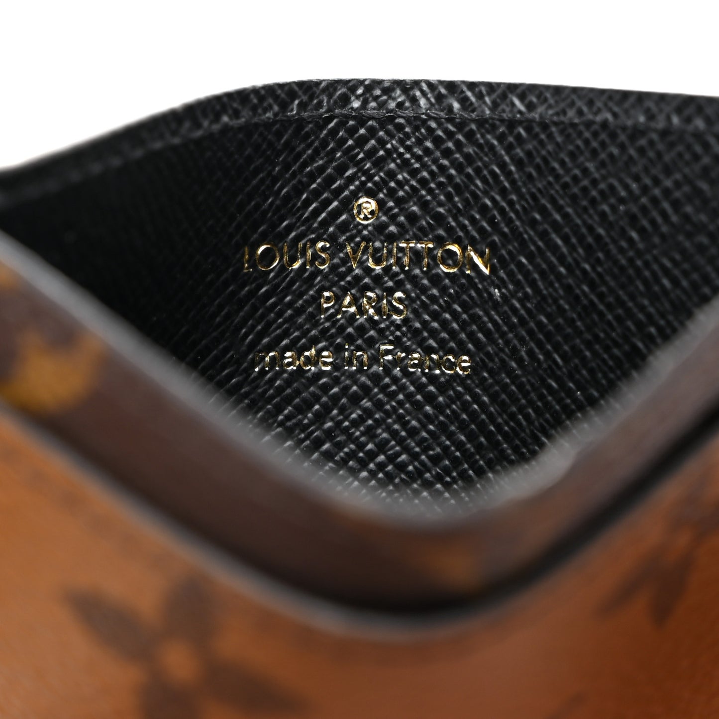 Reverse Monogram Card Holder