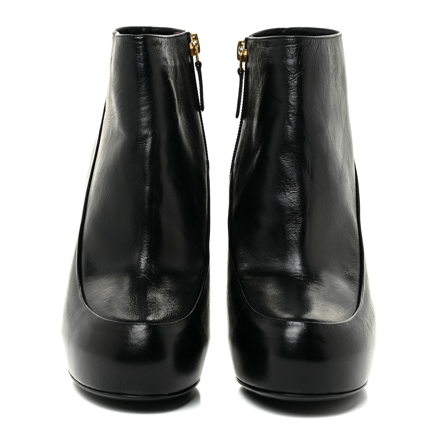 Lambskin Booties 37.5 Black
