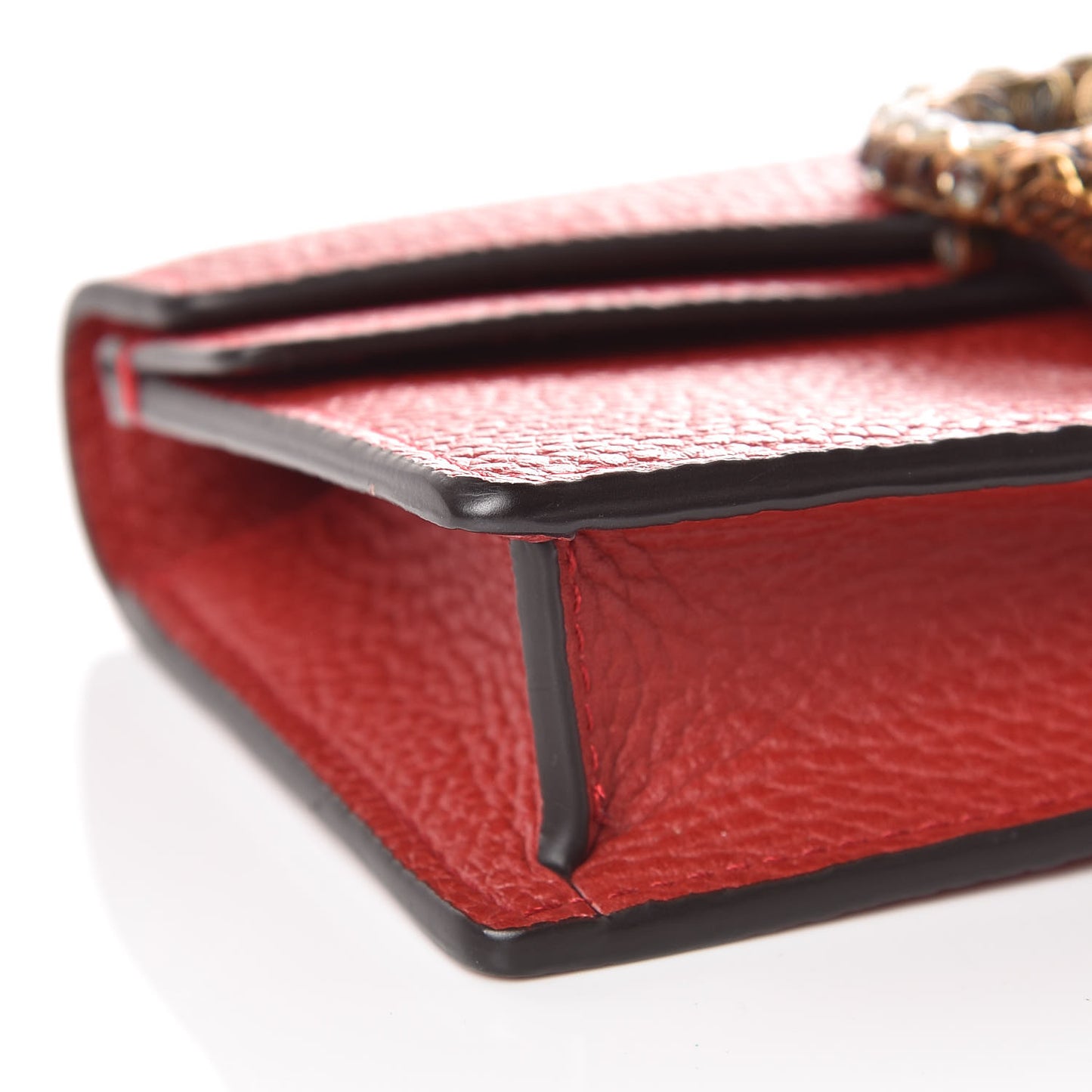 Calfskin Super Mini Dionysus Shoulder Bag Hibiscus Red