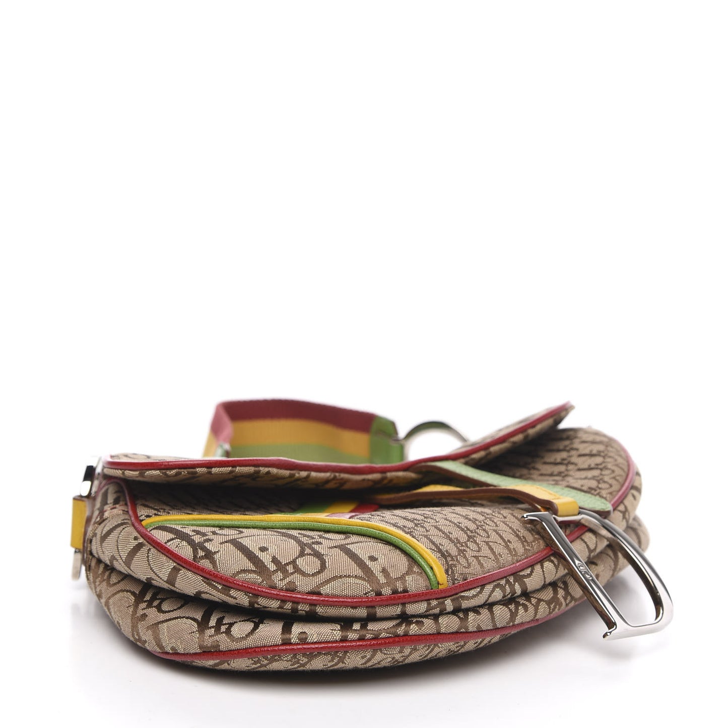 Monogram Rasta Saddle Bag Beige