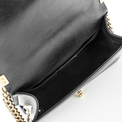 Chanel Calfskin Quilted Medium Boy Flap Black 5 of 8